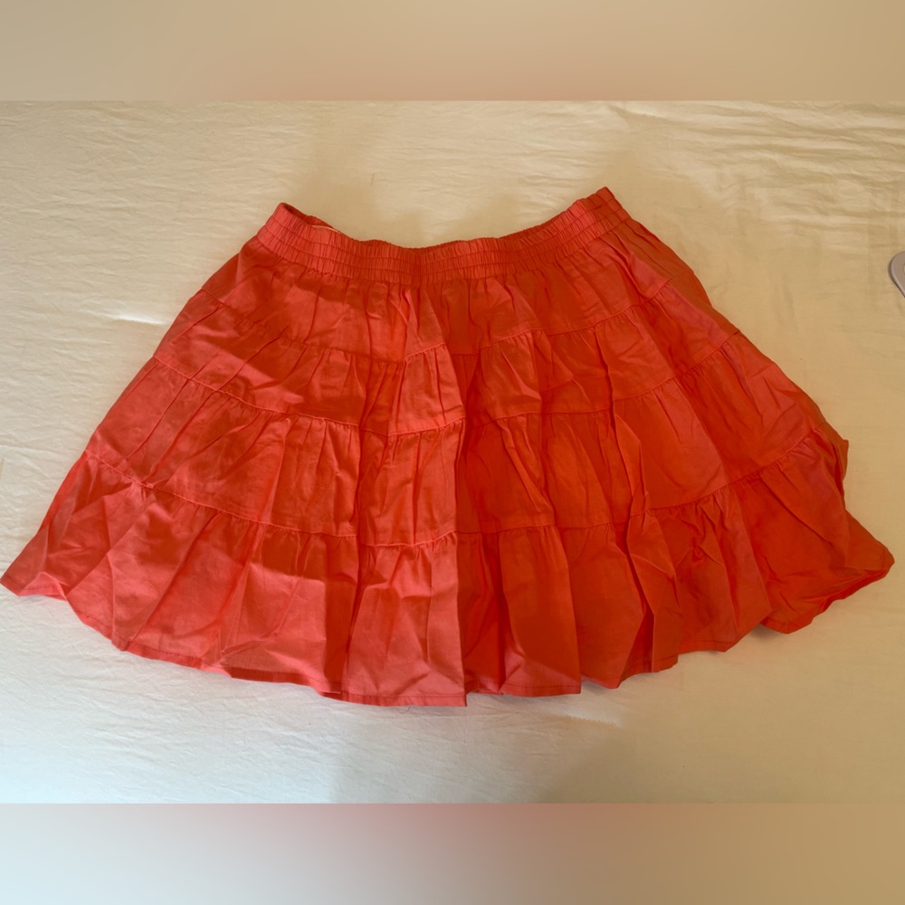 NWT Bright Coral Mini Skirt